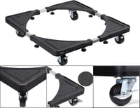 Universal Adjustable Heavy-Duty Appliance Base with 360° Rotating Wheels_img_2