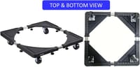 Universal Adjustable Heavy-Duty Appliance Base with 360° Rotating Wheels_img_3