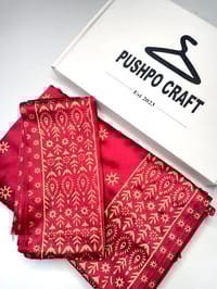 জাপানী সিল্ক প্রিমিয়াম শাড়ী + ব্লাউজ পিছ।_img_0