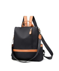 Casual Oxford Backpack Women Black Waterproof Nylon School Bags for Teenage Girls High Quality_img_6