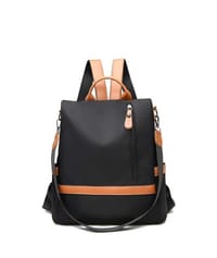 Casual Oxford Backpack Women Black Waterproof Nylon School Bags for Teenage Girls High Quality_img_10