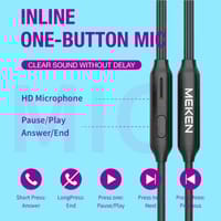 OneTech HiFi 3.5mm Earphone | Deep Bass | HD Mic | Tangle-Free Cable_img_1