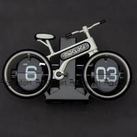 MidClock HY-F117 Unique Bicycle Vintage Flip Desk Clock_img_0