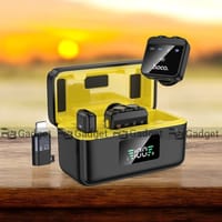 Hoco L17 Wireless Dual Magnetic Lapel Microphone for_img_0