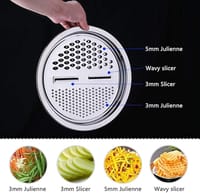 3-in-1 Stainless Steel Grater Bowl – Multifunctional Vegetable Chopper, Slicer & Strainer_img_1