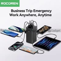 Rocoren 50,000mAh 22.5W Power Bank With Fast Charging 6 Ports USB + Type-C Powerbank With Flashlight_img_1