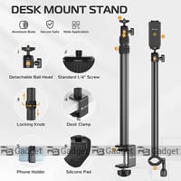 New! Overhead Desk Mount Stand for DSLR, DSLR & Ring Lights (Ulanzi VIJIM-LS02)_img_2