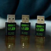 600Mbps Dual Band WiFi + Bluetooth Adapter For Windows PC/Laptop- (Driver Free Version, WiFi Hotspot Supported, 2.4GHz + 5GHz)_img_2