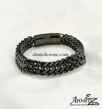 Double Row Titanium Steel Magnetic Buckle Bracelet_img_0