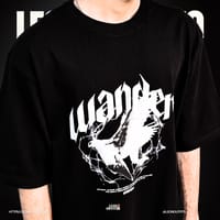 Men’s Oversized Heavyweight Drop Shoulder T-shirt in Black_img_1