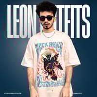 Men’s Oversized Heavyweight Drop Shoulder T-Shirt in Cream._img_0