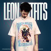 Men’s Oversized Heavyweight Drop Shoulder T-Shirt in Cream._img_1