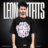 Men’s Oversized Heavyweight Drop Shoulder T-Shirt in Black._img_0