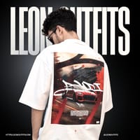 Men’s Oversized Heavyweight Drop Shoulder T-Shirt in White._img_2