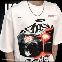 Men’s Oversized Heavyweight Drop Shoulder T-Shirt in White_img_1