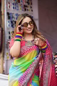 Digital Print Sharee with Blouse Piece_img_1