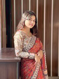 Digital Print Sharee with Blouse Piece_img_3