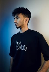 'LEON DRIP' Oversized Heavyweight Drop Shoulder T-Shirt_img_1