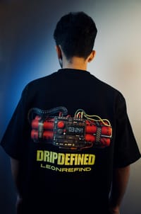 'DRIPDEFINED' Oversized Heavyweight Drop Shoulder T-Shirt_img_4