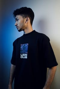 'LEON CLUB' Oversized Heavyweight Drop Shoulder T-Shirt_img_1
