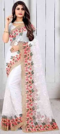 Indian Georgette Saree with Blouse_img_1