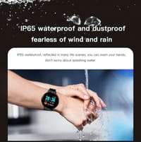 D18 Smart Watch Heart Rate Monitor Men's Women's Smartwatch Round Fitness Digital ..._img_8