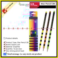 Good Luck Star Pencil 2B- Pack of 12pcs_img_0