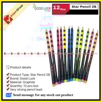 Good Luck Star Pencil 2B- Pack of 12pcs_img_1
