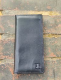 KROYSHALA Premium 100% Genuine Cow Leather Long Wallet – Black | Stylish & Spacious_img_7