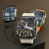 WS-S9 MAX Smartwatch with AMOLED Display and 2 Strap – Silver Color_img_2