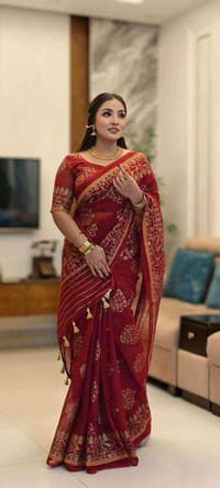 এক্সক্লুসিভ জামদানী মোটিভ স্কিন প্রিন্ট এর শাড়ি_img_0