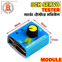 Servo Tester Gear Test CCPM Consistency Master Checker 3CH 4.8-6V with Indicator Light_img_1