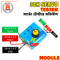 Servo Tester Gear Test CCPM Consistency Master Checker 3CH 4.8-6V with Indicator Light_img_4