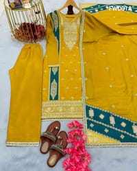Indian Moslin Silk Georgette Embroidery Work_img_1