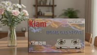 Kiam Gas Stove Stainless Steel-Double Burner- TSR 2050_img_2
