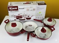 Kiam 7 Pcs Set Ceramic Granite Cookware_img_1