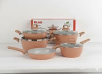Kiam 7 Pcs Set Ceramic Granite Cookware_img_2