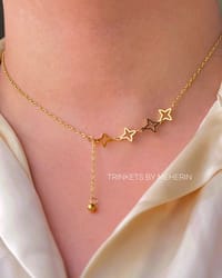 Gold star necklace_img_0