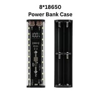 Fast Charging 8pcs 18650 Battery Power Bank Case with LED Light_img_1