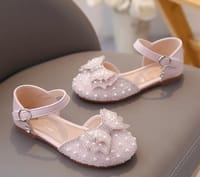 Kids Girls Pearl Bow Princess Shoes (2 years to 8.5 years)_img_1