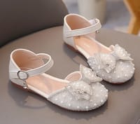 Kids Girls Pearl Bow Princess Shoes (2 years to 8.5 years)_img_2