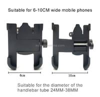 Bicycle Mobile Phone Holder Material: aluminum alloy, stainless steel 360° rotation Firm and stable_img_5