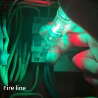 Portable Induction Tester Pen | AC/DC 70-250V Voltage Detector | Photovoltage Test Screwdriver with Light Indicator S0210_img_1