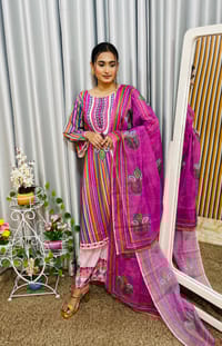 Purple-Pink Rainbow Magic Three Piece_img_1