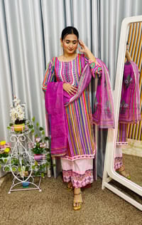 Purple-Pink Rainbow Magic Three Piece_img_4