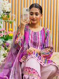 Purple-Pink Rainbow Magic Three Piece_img_6