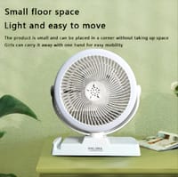 Portable 8″ Mini Rechargeable Battery Operated Fan with LED Light | Halima_img_2