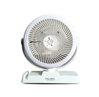 Portable 8″ Mini Rechargeable Battery Operated Fan with LED Light | Halima_img_5