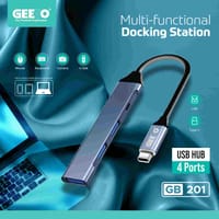GEEOO GB201 Type-C USB Hub | 4-Port High-Speed Data & Charging Hub_img_0