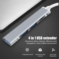 GEEOO GB201 Type-C USB Hub | 4-Port High-Speed Data & Charging Hub_img_1